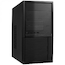 Корпус LinkWorld 727-21 черный w/o PSU mATX 2x80mm 2x92mm 4xUSB2.0 audio