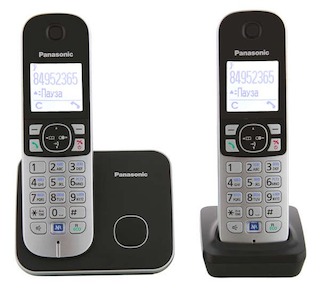Р/Телефон Dect Panasonic KX-TG6812RUB