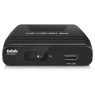 Ресивер DVB-T2 BBK SMP016HDT2 темно-серый