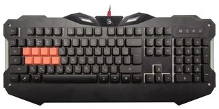Клавиатура A4 Bloody B328 черный USB Multimedia Gamer LED