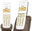 Р/Телефон Dect Gigaset A130 DUO белый/коричневый 2 трубки