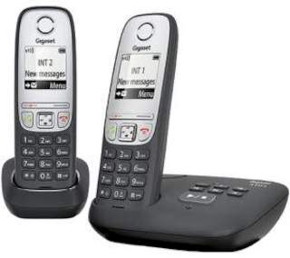 Р/Телефон Dect Gigaset A415 AM DUO черный 2 трубки автооветчик