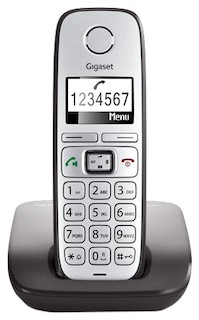 Р/Телефон Dect Gigaset E310 серебристый (большие кнопки)