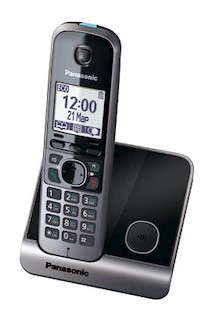 Р/Телефон Dect Panasonic KX-TG6711RUB (черный, трубка с резервным питанием)