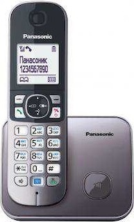 Р/Телефон Dect Panasonic KX-TG6811RUM серый металлик