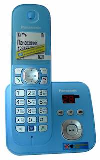 Р/Телефон Dect Panasonic KX-TG6821RUF голубой автооветчик
