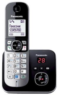 Р/Телефон Dect Panasonic KX-TG6821RUM серый металлик автооветчик