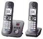 Р/Телефон Dect Panasonic KX-TG6822RUM серый металлик автооветчик