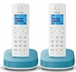 Р/Телефон Dect Panasonic KX-TGC312RUC белый/голубой
