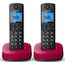 Р/Телефон Dect Panasonic KX-TGC312RUR черный/красный
