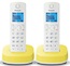 Р/Телефон Dect Panasonic KX-TGC312RUY белый/желтый