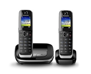 Р/Телефон Dect Panasonic KX-TGJ312RUB черный