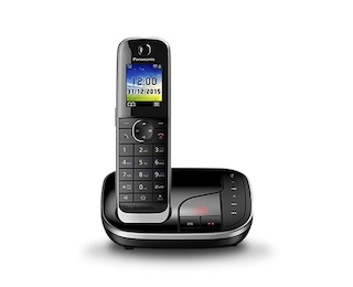 Р/Телефон Dect Panasonic KX-TGJ320RUB черный автооветчик
