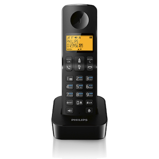 Р/Телефон Dect Philips D2101B/51 черный