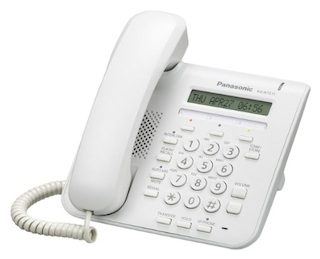 Телефон IP Panasonic KX-NT511PRUW белый