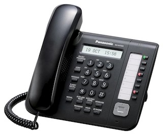 Телефон IP Panasonic KX-NT551RU-B черный