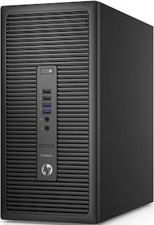 ПК HP EliteDesk 800 G2 MT i3 6100/4Gb/500Gb 7.2k/HDG4400/DVDRW/Windows 10 dwnW7Pro64/GbitEth/240W/клавиатура/мышь/черный