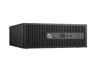 ПК HP ProDesk 400 G3 SFF i5 6500/4Gb/500Gb 7.2k/HDG/DVDRW/Windows 10 Professional dwnW7Pro64/GbitEth/клавиатура/мышь/черный