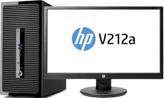 ПК HP ProDesk 400 G3 MT i3 6100/4Gb/1Tb 7.2k/HDG/DVDRW/Windows 10 Professional dwnW7Pro/GbitEth/клавиатура/мышь/черный/монитор в комплекте V212a