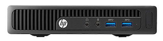 ПК HP 260 G1 DM Cel 2957U (1.4)/4Gb/500Gb 7.2k/HDG/Windows 10 Single Language 64/GbitEth/WiFi/65W/клавиатура/мышь/черный