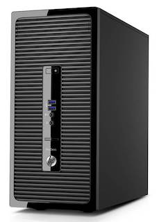 ПК HP ProDesk 400 G3 SFF PDC G4400/4Gb/500Gb 7.2k/HDG/DVDRW/Free DOS/GbitEth/клавиатура/мышь/черный