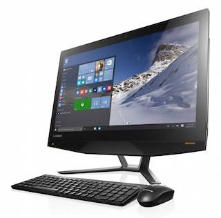 Моноблок Lenovo AIO 700 24AGR 23.8" Full HD A10 8750/12Gb/1Tb/SSD120GbR7 360 2Gb/DVDRW/Windows 10 64/клавиатура/мышь/Cam/черный 1920x1080