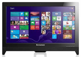 Моноблок Lenovo C260 19.5" HD+ Cel J1800 (2.41)/4Gb/500Gb/HDG/DVDRW/CR/Free DOS/Eth/WiFi/клавиатура/мышь/Cam/черный 1600x900
