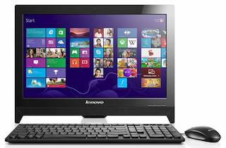 Моноблок Lenovo C260 19.5" HD+ Cel J1900/4Gb/500Gb/DVDRW/Windows 10/WiFi/клавиатура/мышь/Cam/черный 1600x900