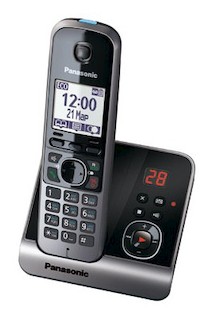 Р/Телефон Dect Panasonic KX-TG6721RUB (черный, трубка с резервным питанием, автоответчик)