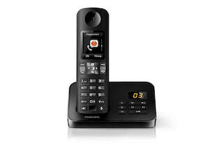 Р/Телефон Dect Philips D6051B/51 черный автооветчик