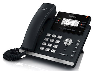 Телефон Yealink SIP-T41P, 3 линии, BLF, PoE, БЕЗ БП