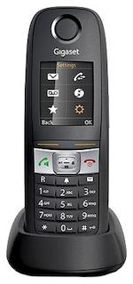 Трубка доп. Dect Gigaset E630H черный (для E630) IP65 (пылевлагозащищенный, ударопрочный)