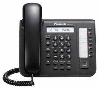 Системный телефон Panasonic KX-DT521RU-B черный