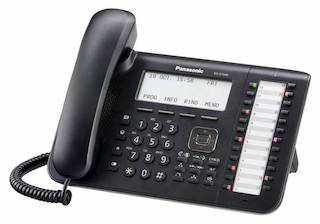 Системный телефон Panasonic KX-DT546RU-B черный