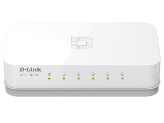 Коммутатор D-Link DES-1005C/A1A неуправляемый 5x10/100BASE-TX