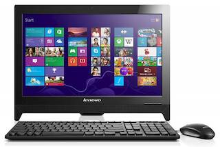 Моноблок Lenovo C260 19.5" HD+ Cel J1800/4Gb/500Gb/DVDRW/Windows 10/WiFi/клавиатура/мышь/Cam/черный 1600x900