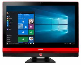 Моноблок MSI Gaming 24 6QE-011RU 23.6" Full HD i5 6300HQ (2.4)/8Gb/1Tb/GTX960M 2Gb/DVDRW/Windows 10/GbitEth/WiFi/BT/TV/клавиатура/мышь/Cam/черный/крас