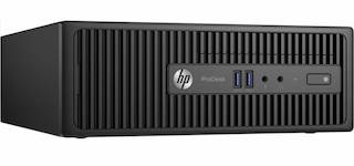 ПК HP ProDesk 400 G3 SFF i3 6100/4Gb/500Gb 7.2k/HDG/DVDRW/Windows 10 Professional dwnW7Pro64/GbitEth/клавиатура/мышь/черный