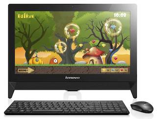 Моноблок Lenovo C20-30 21.5" Full HD PDC 3825U/4Gb/500Gb/820 2Gb/DVDRW/Windows 10/WiFi/клавиатура/мышь/Cam/черный 1920x1080