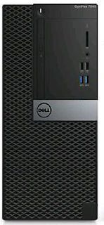 ПК Dell Optiplex 7040 MT i5 6500 (3.2)/8Gb/500Gb 7.2k/R5 340X 2Gb/DVDRW/Windows 7 Professional 64/240W/клавиатура/мышь/черный/серебристый