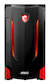 ПК MSI Nightblade MI2-028RU MT i5 6400 (3.6)/8Gb/1Tb 7.2k/GTX960 4Gb/DVDRW/Windows 10 Single Language/GbitEth/WiFi/BT/черный