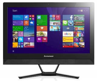 Моноблок Lenovo C40-30 21.5" Full HD i3 5005U/4Gb/500Gb/820 2Gb/DVDRW/Free DOS/WiFi/клавиатура/мышь/Cam/черный 1920x1080
