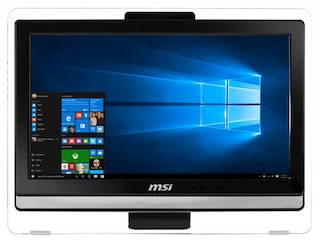 Моноблок MSI Pro 20ET 4BW-009RU 19.5" HD+ Touch Cel N3150 (1.8)/4Gb/500Gb/DVDRW/Free DOS/2xGbitEth/WiFi/TV/Cam/черный 1600x900