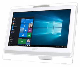 Моноблок MSI Pro 20ET 4BW-011RU 19.5" HD+ Touch P N3700 (1.8)/4Gb/500Gb/HDG/DVDRW/Free DOS/2xGbitEth/WiFi/клавиатура/мышь/Cam/белый 1600x900
