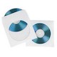 Конверты Hama H-49995 для CD/DVD бумажные с прозрачным окошком 1 шт. белый