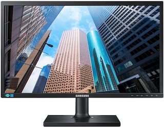 Монитор Samsung 21.5" S22E450B черный TN+film LED 5ms 16:9 DVI матовая HAS Pivot 250cd 170гр/160гр 1920x1080 D-Sub FHD 4.76кг