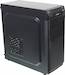 Корпус Accord ACC-B305 черный без БП ATX 3x120mm 2xUSB2.0 audio
