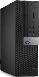 ПК Dell Optiplex 5040 SFF i5 6500 (3.2)/4Gb/500Gb 7.2k/HDG530/DVDRW/Windows 7 Professional 64 +W10Pro/клавиатура/мышь/черный/серебристый