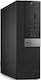 ПК Dell Optiplex 5040 SFF i7 6700 (3.2)/8Gb/500Gb 7.2k/HDG530/DVDRW/Windows 7 Professional 64 +W10Pro/клавиатура/мышь/черный/серебристый