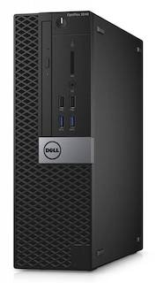 ПК Dell Optiplex 3040 SFF i3 6100 (3.7)/4Gb/SSD128Gb/HDG530/Linux/клавиатура/мышь/черный/серебристый